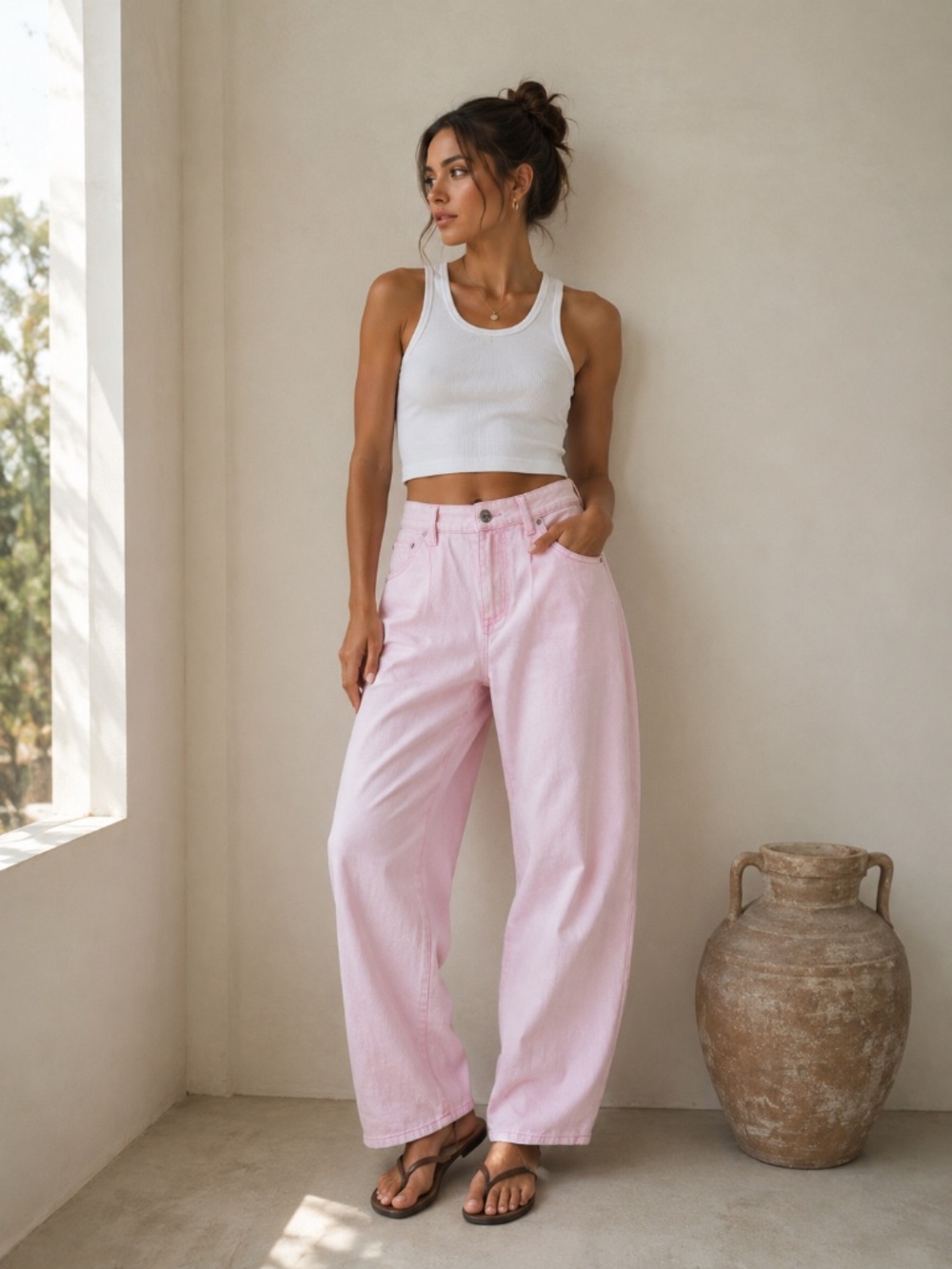 Generation Love Pink Rosie Barrel Jeans